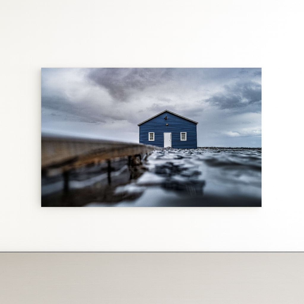 Blue Boat House Rising